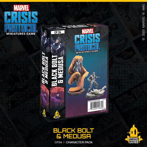 Marvel Crisis Protocol Black Bolt and Medusa image 0